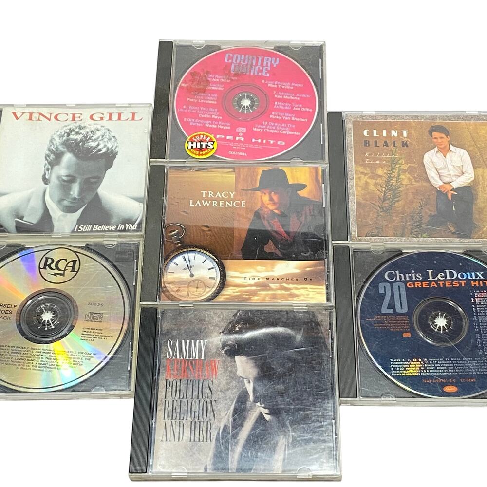 Country CD Lot 7 Country Dance Gill Lawrence Clint Black LeDoux Kershaw